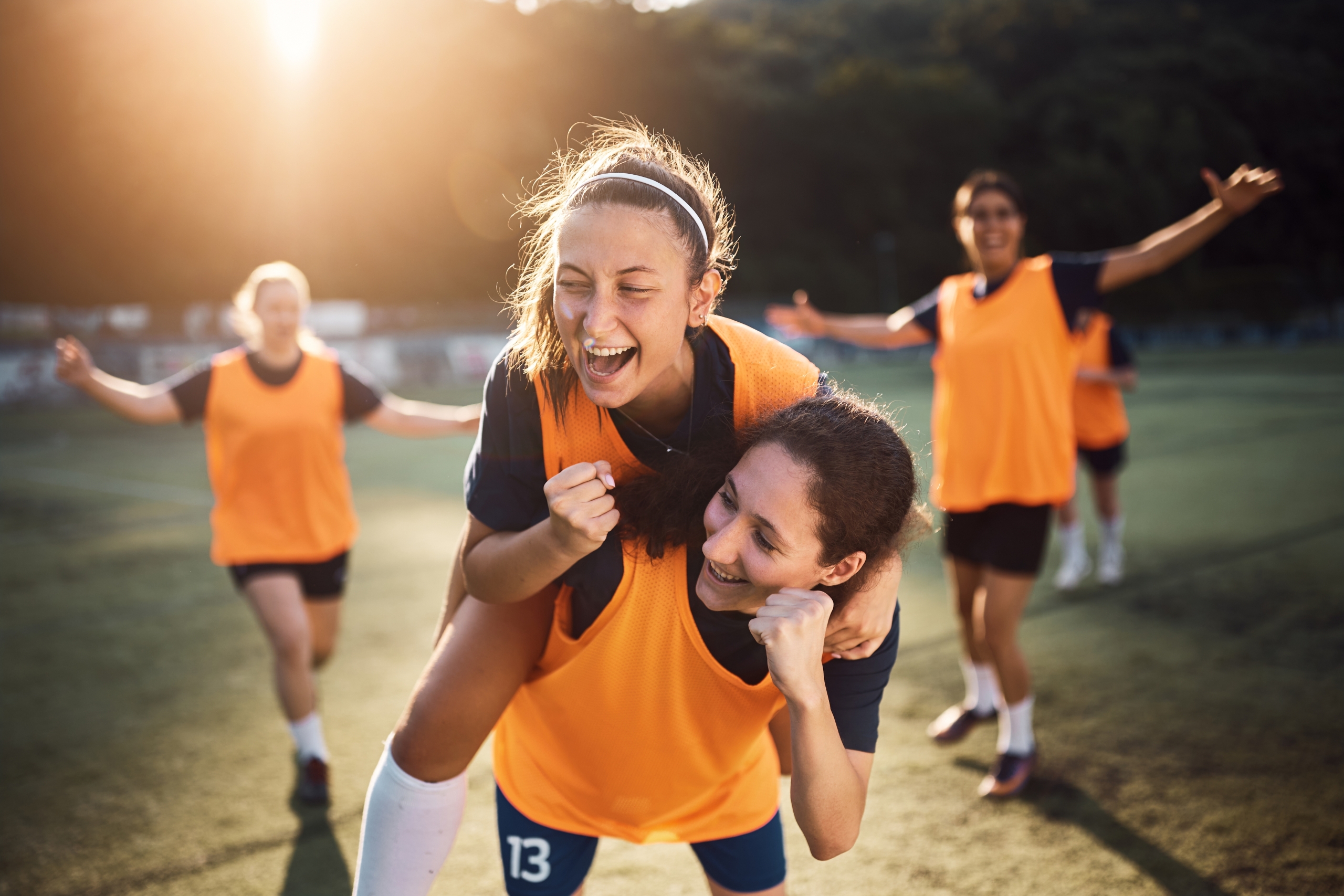 vrouwenteam voetbal