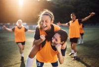 vrouwenteam voetbal