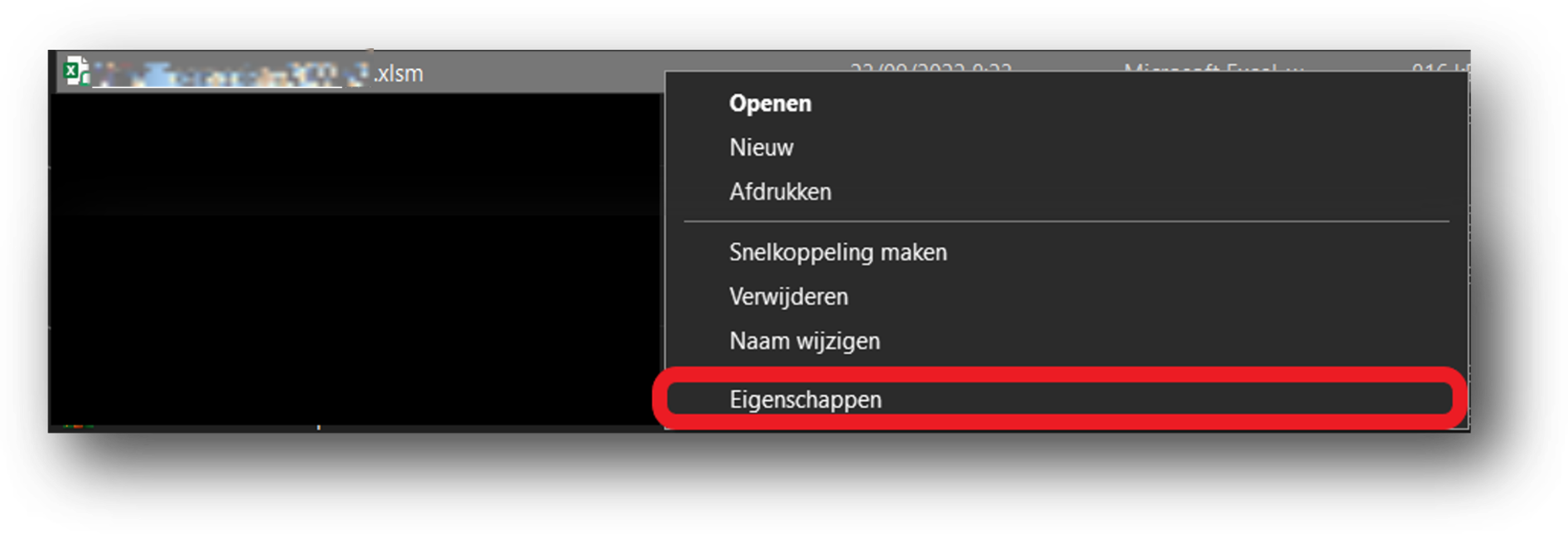 Eigenschappen bestand