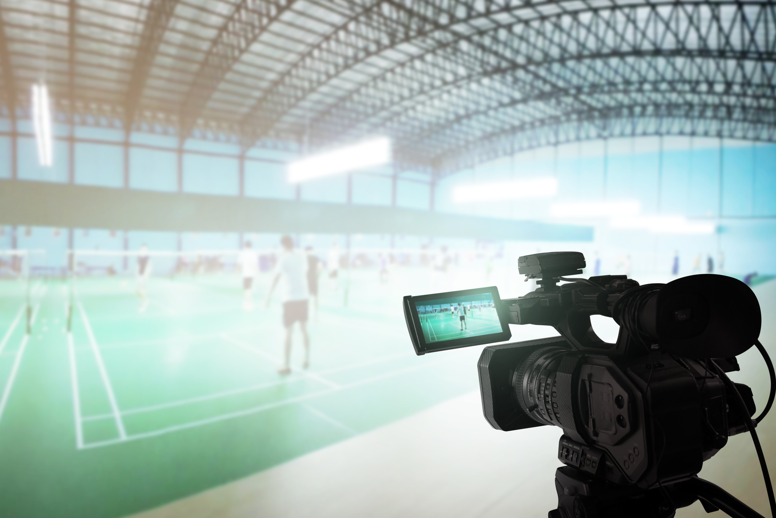 filmopnames bij indoorsport