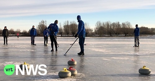 curling op natuurijs