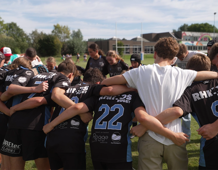 rugbyteam bij Rhinos Rugby Oudenaarde